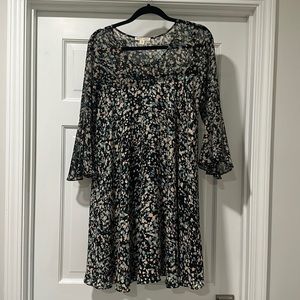 Anthropologie Paper Crown Droplets Dress